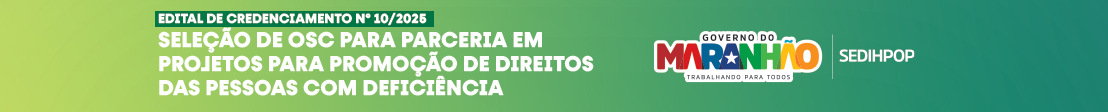 A Secretaria de Estado dos Direitos Humanos e Participação Popular (Sedihpop) abriu chamada pública por meio do Edital de Credenciamento n° 10/2025, destinado a selecionar Organizações da Sociedade Civil (OSCs) interessadas em firmar futuras parcerias nas áreas de assistência social, educação e saúde voltadas à promoção dos direitos das pessoas com deficiência.